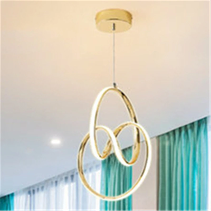 Minimalist Modern Pandantiv Cu Led-Uri Lampa De Art Design Spirală Restaurant Studiu Bar Corpuri De Iluminat 1