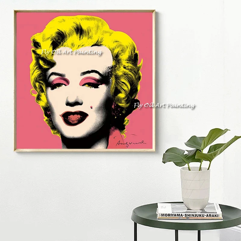 Marilyn Monroe Pictura in Ulei pe Panza Pictura Cuadros Handpainted Arta de Perete pentru Camera de zi Decor Acasă (Fara Rama) 1