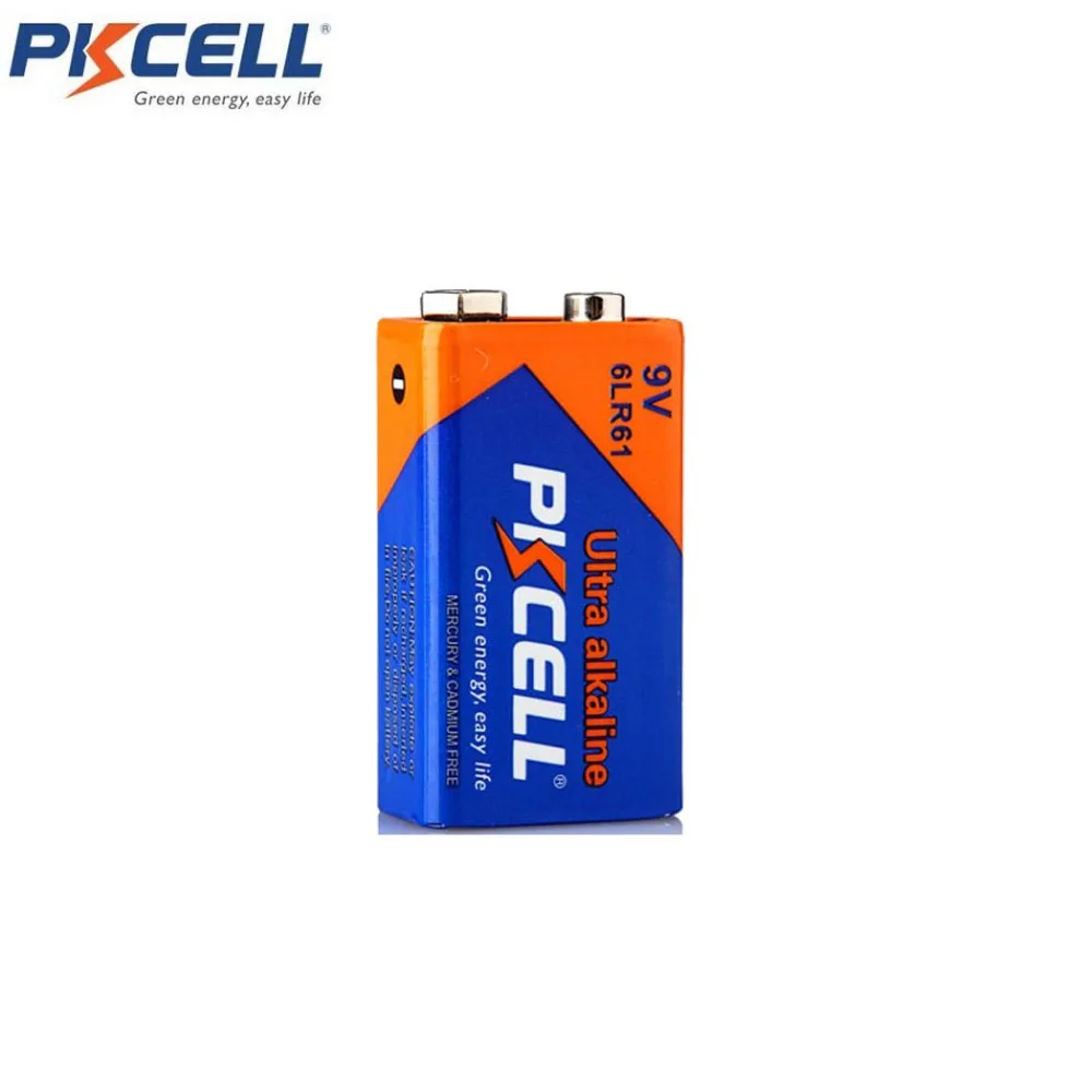 24buc PKCELL 9V 6LR61 termometru Electronic E22 MN1604 522 Super Baterie Alcalină Superior 6F22 2
