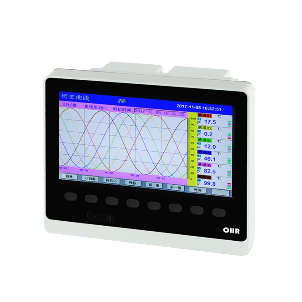 Informatizat Recorder Înregistrator de Date pentru Senzori de Temperatură Termocuplu K PT100 Rezistență Termică temperatura de date logger 2