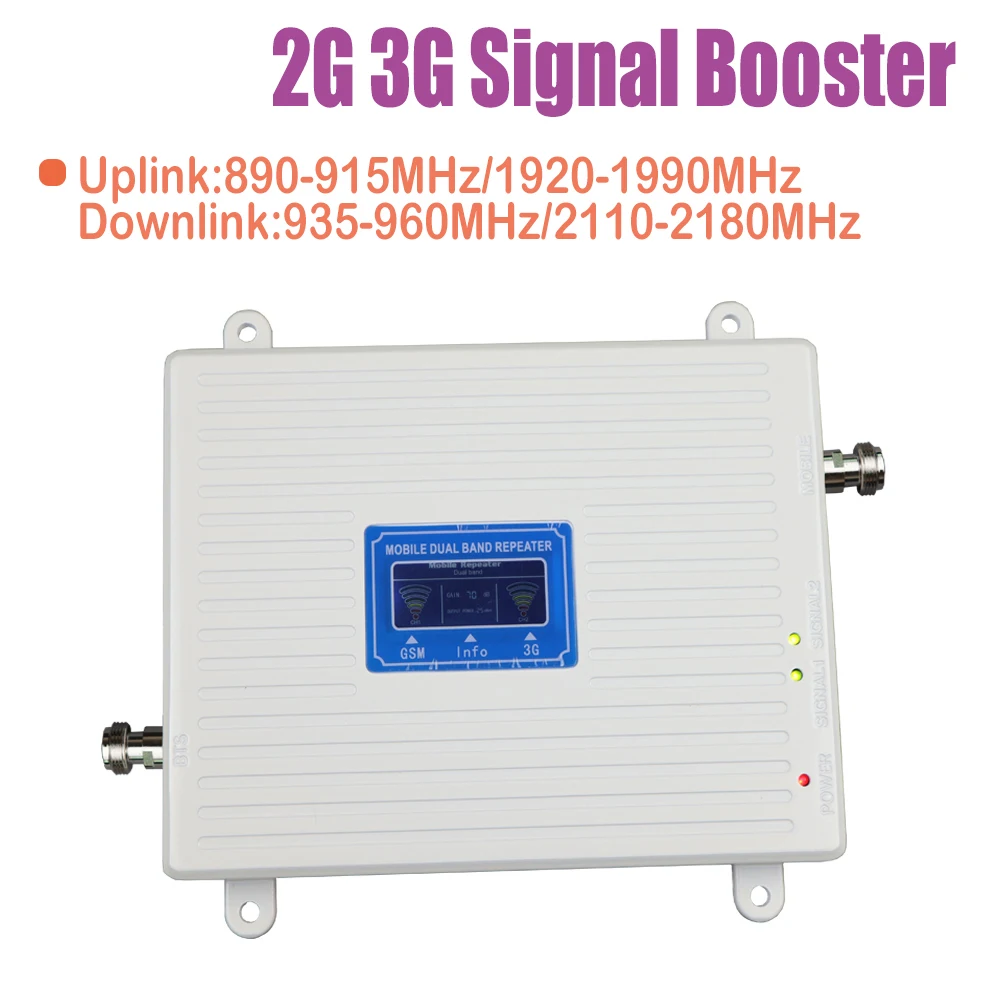 ZQTMAX 2G 3G amplificator amplificator de semnal gsm gsm900 repetor UMTS celulare amplificator de semnal 900 2100 + antena accesorii 2
