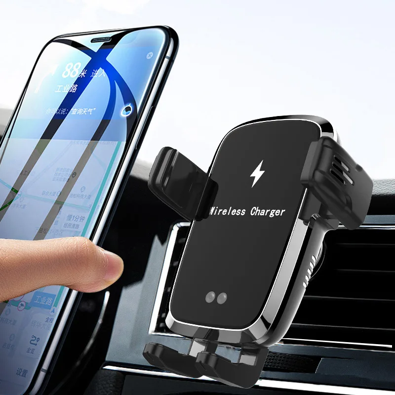 Universal 15W Auto de Prindere Masina Încărcător Wireless Pentru iPhone 12 Pro Max Mini-Greutate Masina cu Suport pentru Telefon de Aerisire Suport Cu Cablu 4