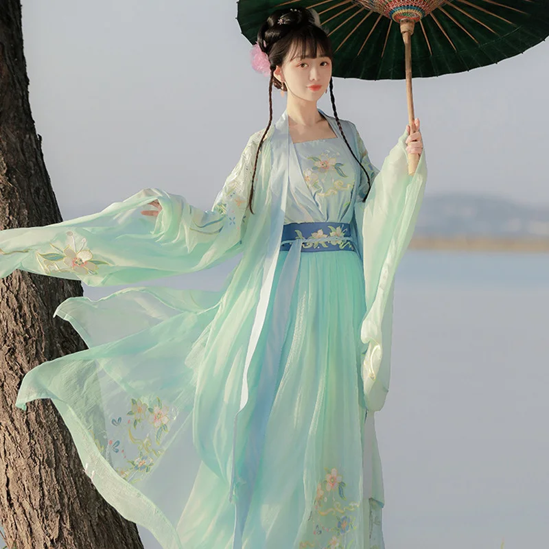 Hanfu Femei Chineză Tradițională Hanfu Rochie Tang Costum De Epocă Vechi Dans Costum De Sex Feminin Carnaval De Halloween Cosplay Costum 4
