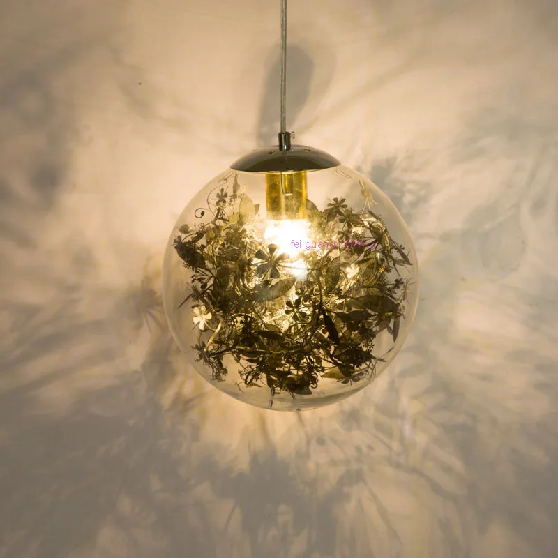 Lumini pandantiv de sticlă Nordic minimalist modern, dormitor lampa de personalitate creatoare living lampă pandantiv lumina dormitor 5
