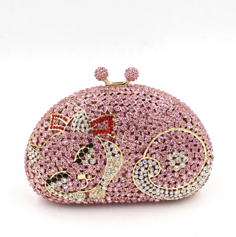 BL048 de Lux diamante saci de seara colorate saci de ambreiaj femei partid pungă cina sacoșe genți de mână cristal piatră prețioasă nunta saci 5