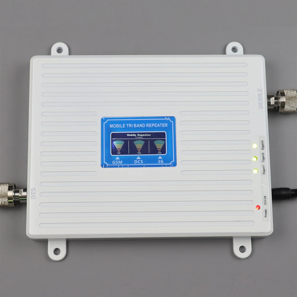 ZQTMAX 2G 3G 4G repetor gsm dcs wcdma amplificator de semnal lte, umts Celulare Amplificator de Semnal tri band cu antena omni set cablu 5