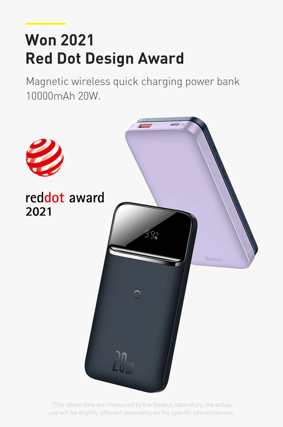 20W 10000mAh Magnetic Wireless de Încărcare Rapidă Power Bank Display Digital Pentru iPhone 11 12 13 pro Huawei, Xiaomi, Samsung 5