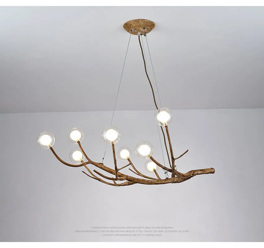 Nordic living candelabru personalitate creatoare ramură lampa restaurant lampa magazin de îmbrăcăminte proiect de decorare lampa 5